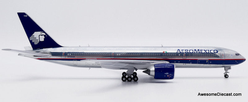 Boeing 777-200ER Aeromexico (Reg #N746AM) Polished 1:400 Diecast Model Plane by JC Wings