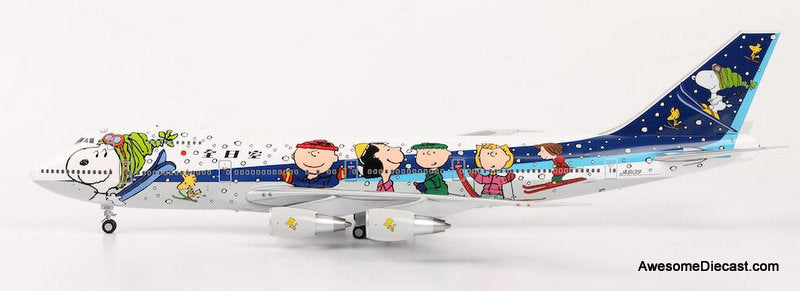 限定版 KJ Models 1/200 ANA SNOOPY 3機コンプリート Boeing 747-100SR: (All Nippon Airways) ANA (Reg #JA8139) 