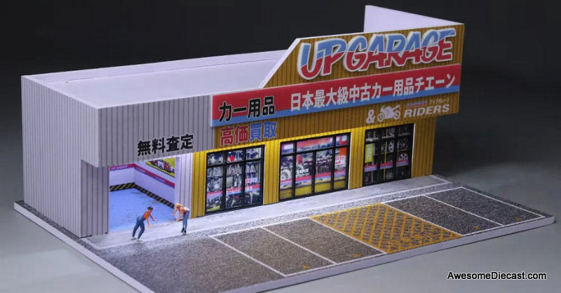 Auto Supply Store w/Lighting 1:64 Diorama by MoreArt