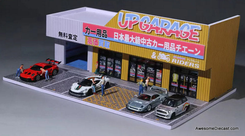 Auto Supply Store w/Lighting 1:64 Diorama by MoreArt