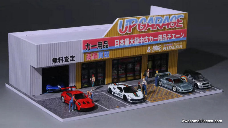 Auto Supply Store w/Lighting 1:64 Diorama by MoreArt