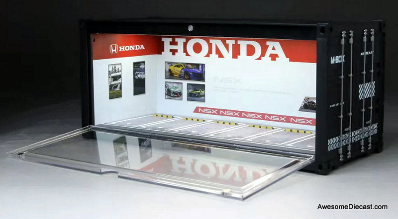Honda Container Showroom w/Lighting 1:64 Diorama by MoreArt