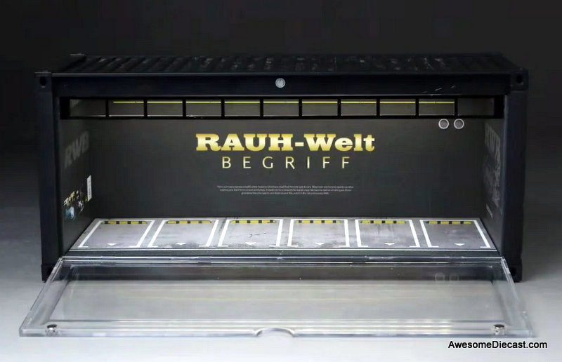 RWB Container Showroom w/Lighting 1:64 Diorama by MoreArt