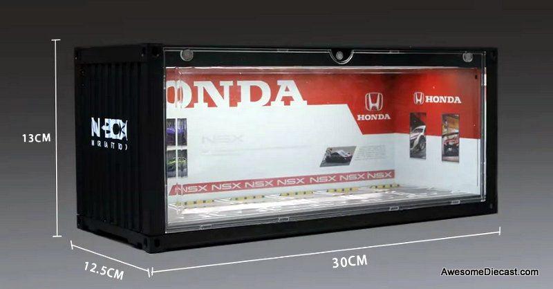 Honda Container Showroom w/Lighting 1:64 Diorama by MoreArt