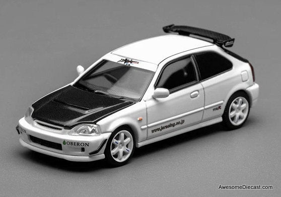 Honda Civic Type R (EK9) J's Racing Livery 1:64 Diecast Model Car by MotorHelix
