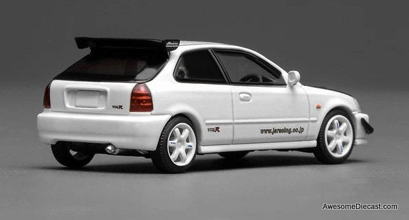 Honda Civic Type R (EK9) J's Racing Livery 1:64 Diecast Model Car by MotorHelix