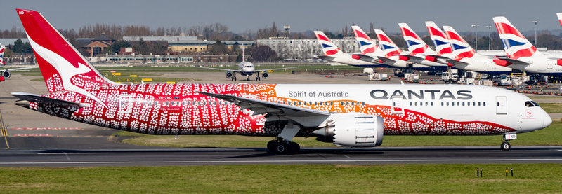 Boeing 787-9: Qantas (Reg #VH-ZND) "Yam Dreaming Livery" 1:200 Diecast Model Plane by Gemini 200