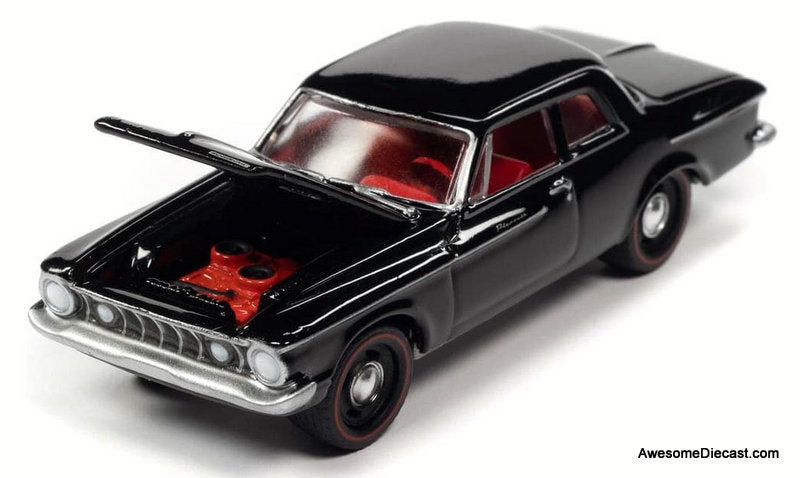 1962 Plymouth Savoy Max Wedge 1:64 Diecast Model Car by Johnny Lightning