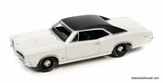 1966 Pontiac GTO, Cameo Ivory 1:64 Diecast Model Car by Johnny Lightning