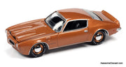 1972 Pontiac Firebird Formula, Anaconda Gold 1:64 Diecast model Car by Johnny lightning