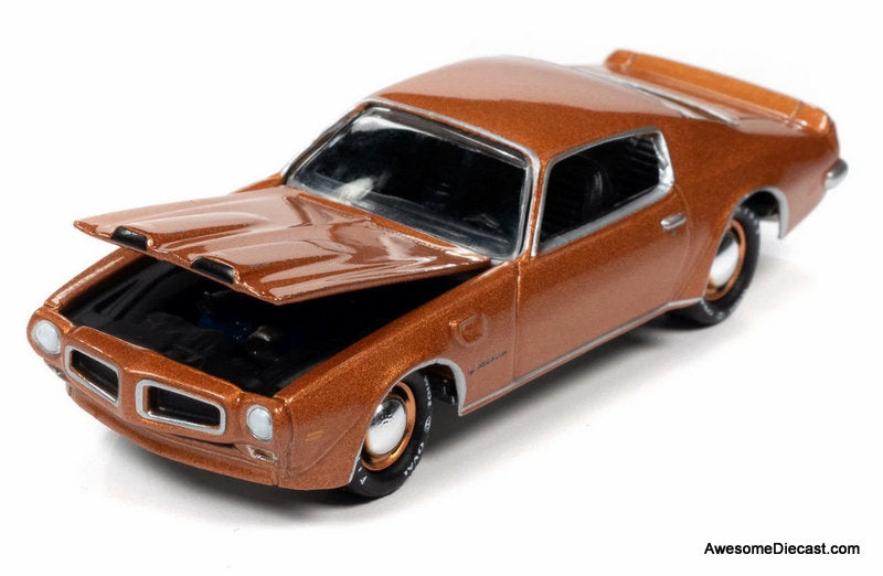 1972 Pontiac Firebird Formula, Anaconda Gold 1:64 Diecast model Car by Johnny lightning