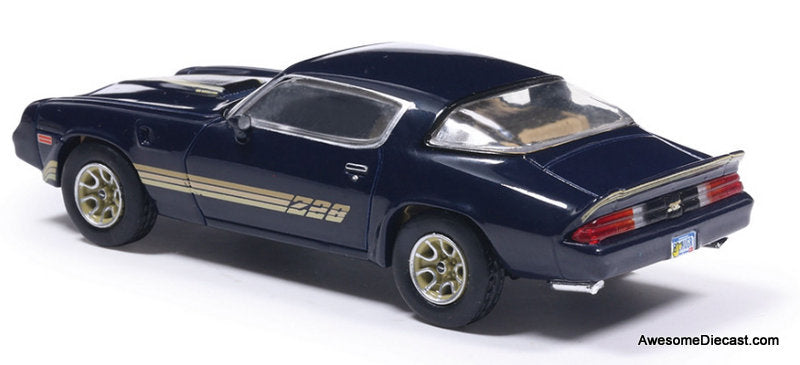 1981 Chevrolet Camaro Z28, Dark Blue Metallic 1:64 Diecast Model Car by IXO