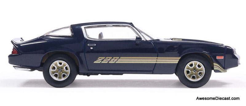 1981 Chevrolet Camaro Z28, Dark Blue Metallic 1:64 Diecast Model Car by IXO