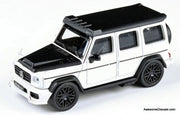 LBWK Mercedes-AMG G 63, White 1:64 Diecast Model Car by Para64