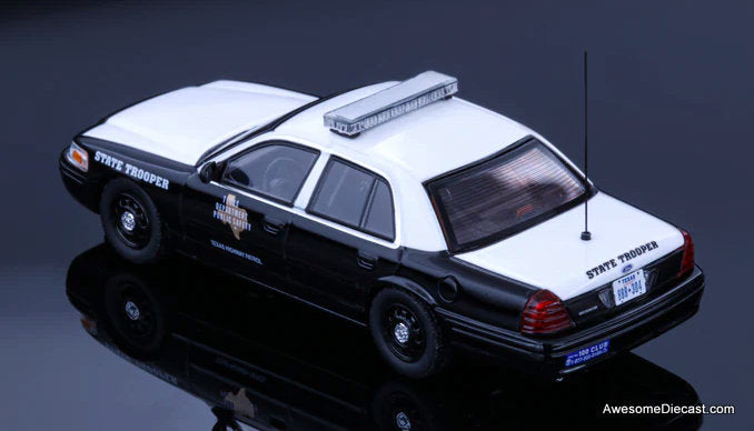 Ford Crown Victoria: Texas Highway Patrol 1:64 diecast Model Car by Rollin