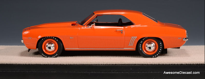 1969 Chevrolet COPO Camaro ZL1, Hugger Orange 1:43 Resin Cast Model Car by Stamp Models