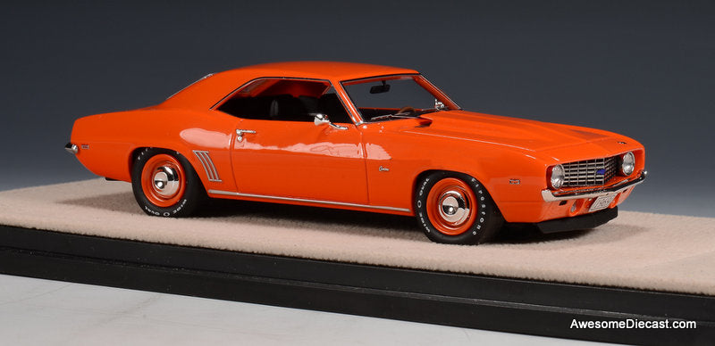 1969 Chevrolet COPO Camaro ZL1, Hugger Orange 1:43 Resin Cast Model Car by Stamp Models