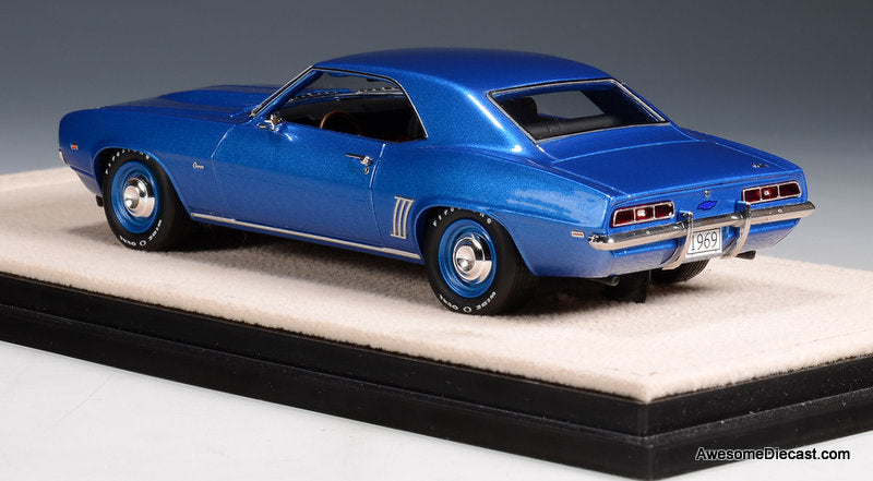 1969 Chevrolet COPO Camaro ZL1, Le Mnas Blue Metallic 1:43 Resin Cast Model Car by Stamp Models