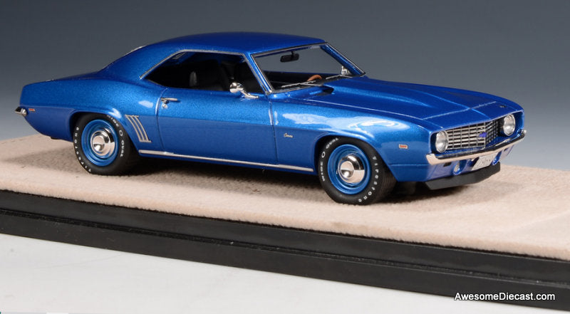 1969 Chevrolet COPO Camaro ZL1, Le Mnas Blue Metallic 1:43 Resin Cast Model Car by Stamp Models