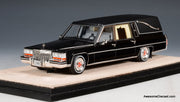 1980 Cadillac Superior Hearse, Black 1:43 Resin Cast Model Car by Stamp Models