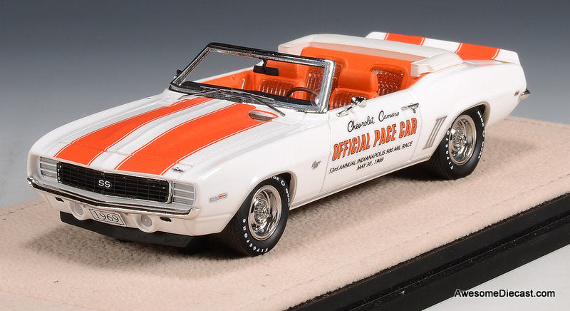 1969 Chevrolet Camaro Convertible Indy Pace Car 1:43 Resin Cast Model Car by Stamp Models