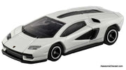 Lamborghini Countach LPI 800-4, White 1:64 Diecast Model Car by Tomica