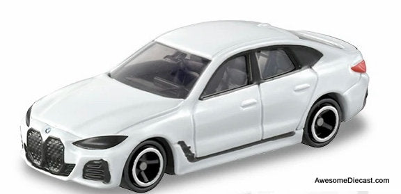 BMW i4, White 1:65 Diecast Model Car by Tomica