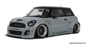2015 LB-Works LB Nation Mini Cooper R5, Gray 1:18 Resin Cast Model Car by Oto