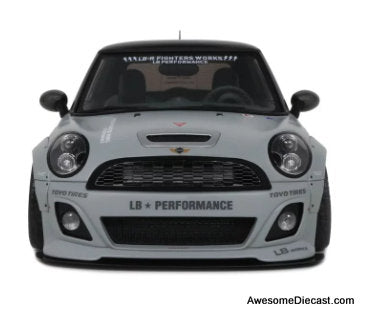 2015 LB-Works LB Nation Mini Cooper R5, Gray 1:18 Resin Cast Model Car by Oto