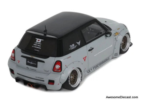 2015 LB-Works LB Nation Mini Cooper R5, Gray 1:18 Resin Cast Model Car by Oto