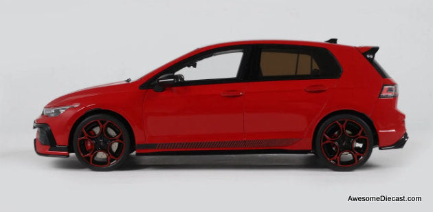 2024 Volkswagen Golf MK8 GTI 50th Edition, Tornado Red 1:18 Resin Cast Model Car by Otto