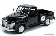1953 Chevrolet 3100 Pick-Up, Black 1:18 Diecast Model Truck by Welly
