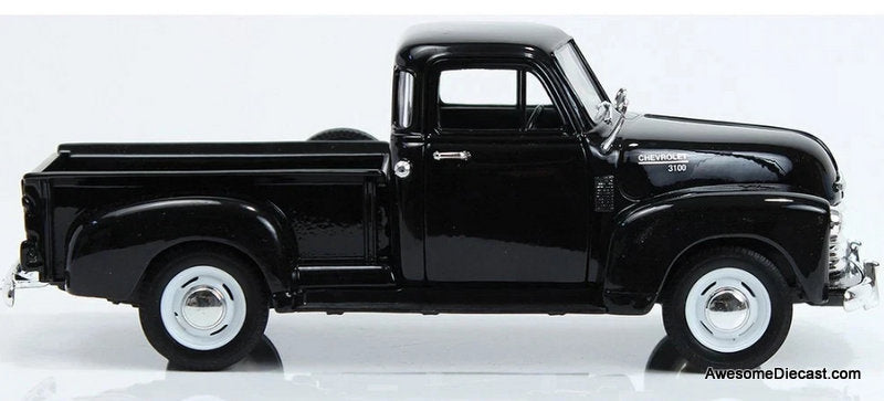 1953 Chevrolet 3100 Pick-Up, Black 1:18 Diecast Model Truck by Welly