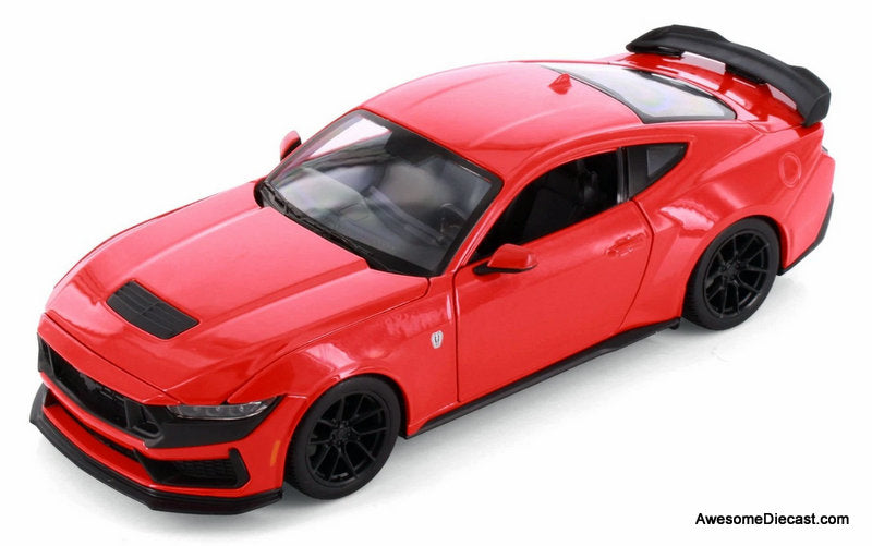 2024 Ford Mustang Darkhorse, Red 1:24 Diecast Model Car by Maisto