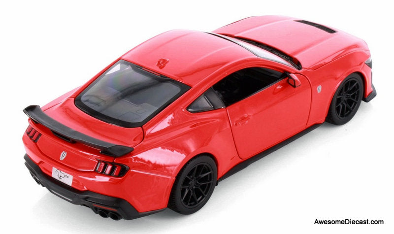 2024 Ford Mustang Darkhorse, Red 1:24 Diecast Model Car by Maisto