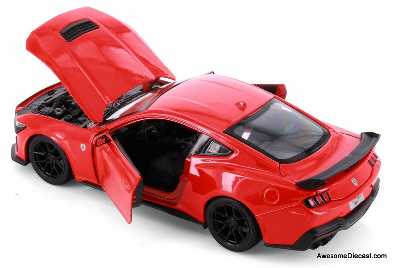 2024 Ford Mustang Darkhorse, Red 1:24 Diecast Model Car by Maisto