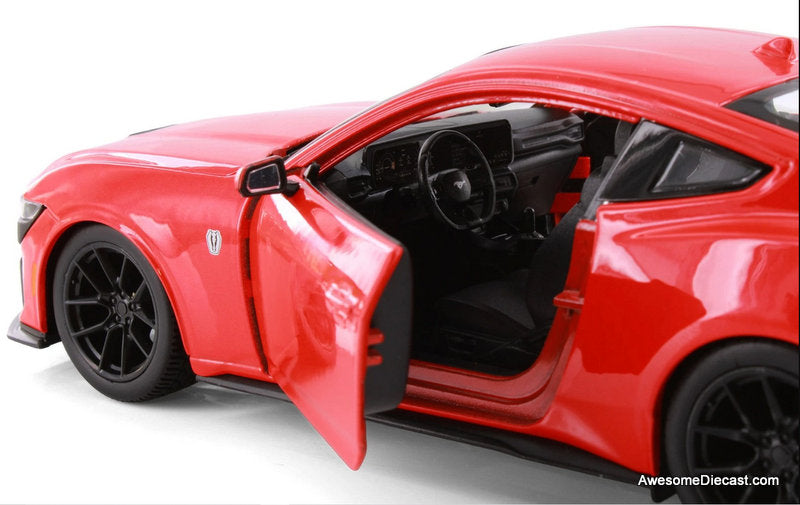 2024 Ford Mustang Darkhorse, Red 1:24 Diecast Model Car by Maisto