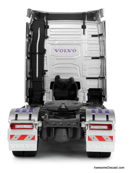 2023 Volvo Trucks FH Globetrotter XL Sleeper Cab, Silver/Purple 1:24 Diecast Model Truck by Solido