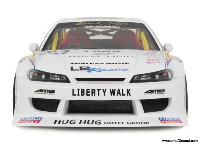 2021 Nissan S15 Silvia LB Super Silhouette, White 1:18 Resin Cast Model Car by GT Spirit