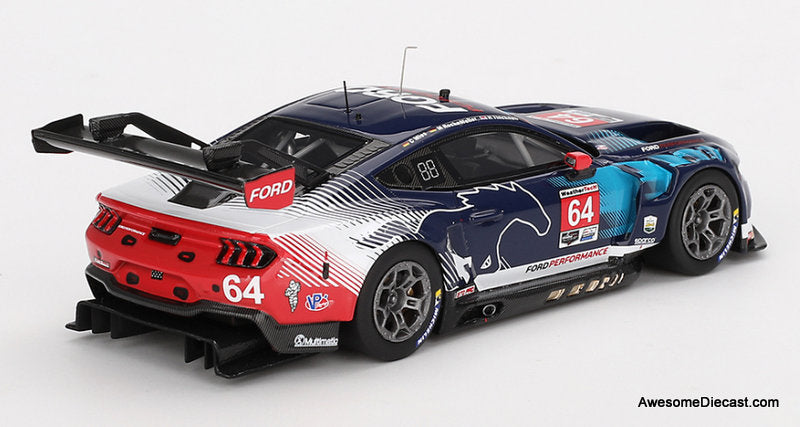 Ford Mustang GT3 #64 Ford Multimatic Motorsports 2024 IMSA Daytona 24Hrs 1:43 Resin Cast Model Car by TSM Model