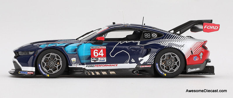 Ford Mustang GT3 #64 Ford Multimatic Motorsports 2024 IMSA Daytona 24Hrs 1:43 Resin Cast Model Car by TSM Model