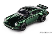 1975 Porsche 930 Turbo, Chrome Green 1:64 Diecast Model Car by Majorette