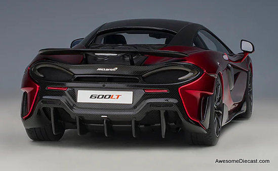 McLaren 600LT, Vermillion Red 1:18 Diecast Model Car by AUTOart