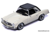 1964 Mercedes Benz 230 SL (w/Hard top), Cream 1:43 Diecast Model Car by IXO