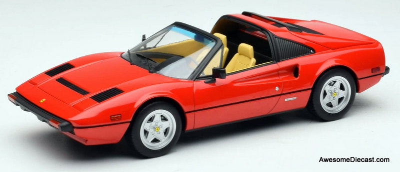 1982 Ferrari 308 GTS, Red: Magnum PI 1:18 Diecast Model Car by Norev