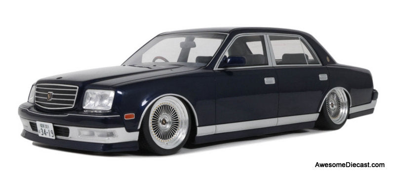 2008 Toyota Century V12 Stance, Blue Mica Metallic 1:18 Resin Cast Model Car by Otto