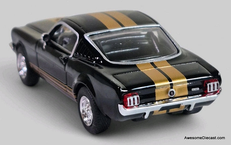 1965 Ford Shelby GT350, Black/Gold 1:64 Diecast Model Car by Majorette
