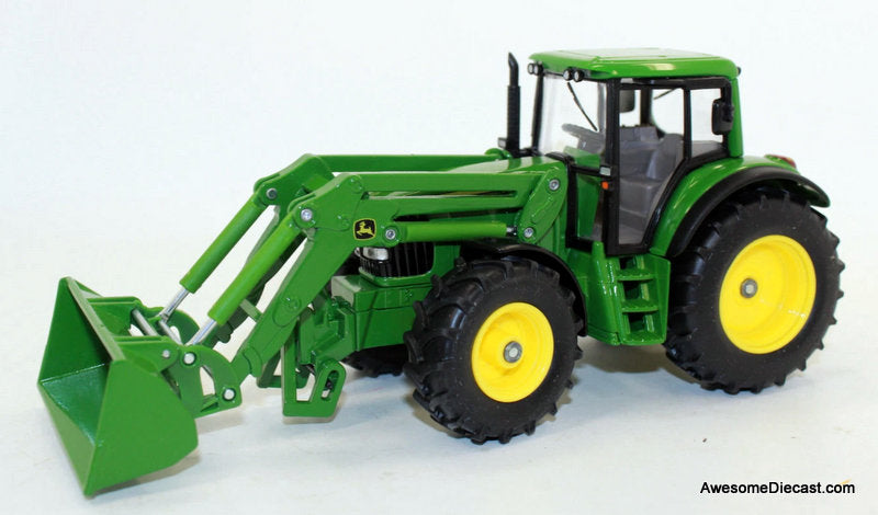 John Deere Tractor W/Front Loader, Green 1:32 Diecast Model Tractor by Siku