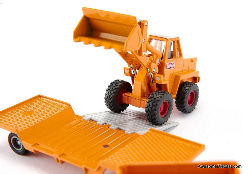 Mercedes-Benz 710 & Kramer 411 Wheel Loader 1:50 Diecast Model Vehicle by Siku