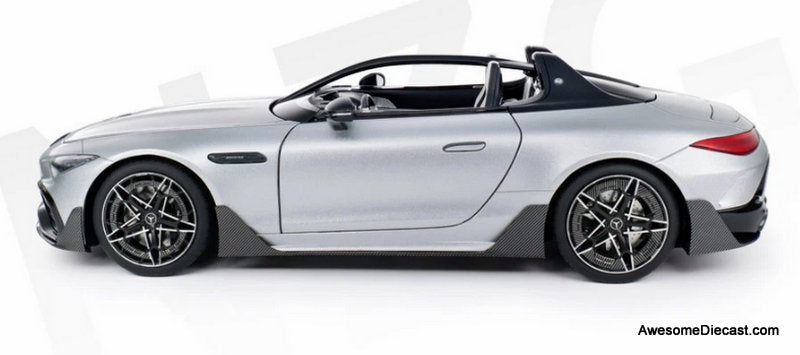 Mercedes AMG PURESPEED, Mythos Silver 1:18 Diecast Model Car by NZG